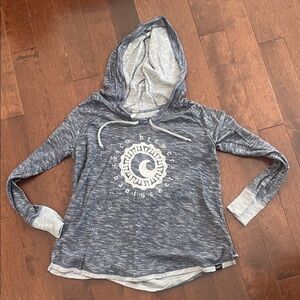 Blue Hooded Sweatshirt